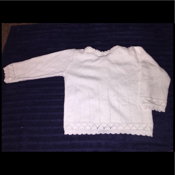 TKS Basics button up white sweater 3T - Picture 2 of 4